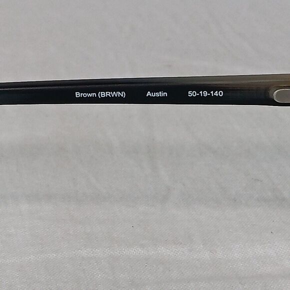 Badgley Mischka Austin Brown Horn (BHRN) 50-19-140 Eyeglasses Frame /F16 main image 7
